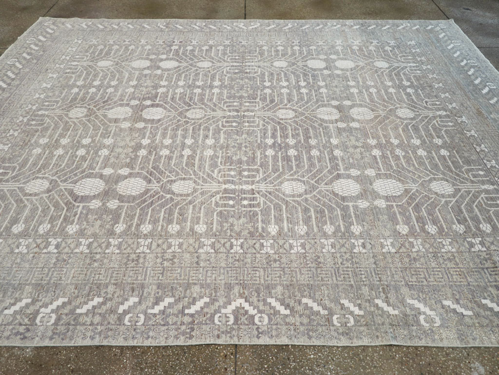 Modern East Turkestan Khotan Room Size Carpet, No.32192 - Galerie Shabab