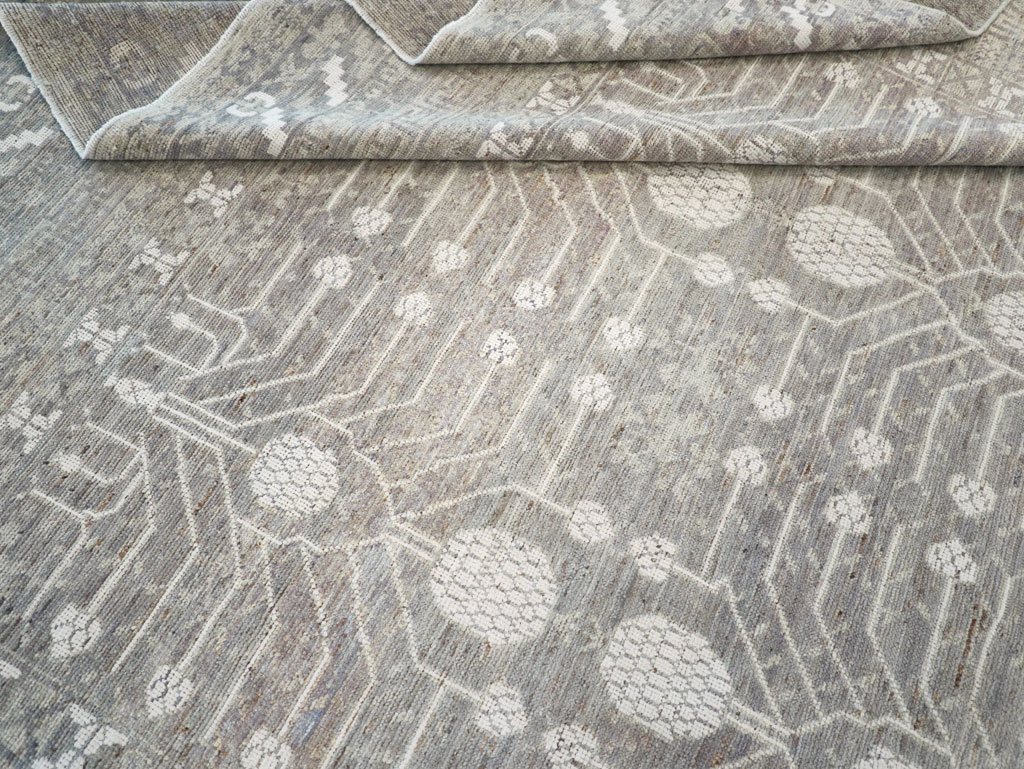 Modern East Turkestan Khotan Room Size Carpet, No.32192 - Galerie Shabab