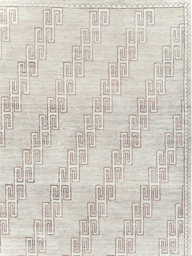 Contemporary East Turkestan Khotan Room Size Carpet, No.32193 - Galerie Shabab