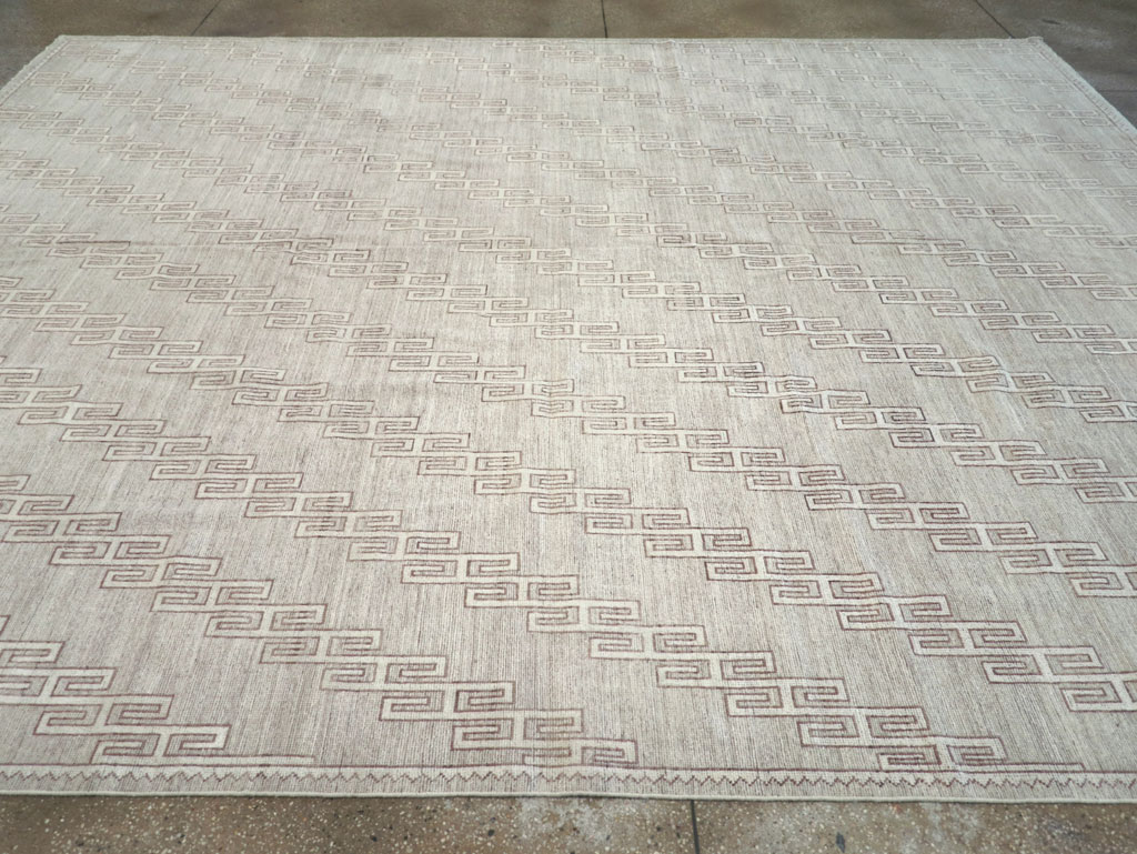 Contemporary East Turkestan Khotan Room Size Carpet, No.32193 - Galerie Shabab