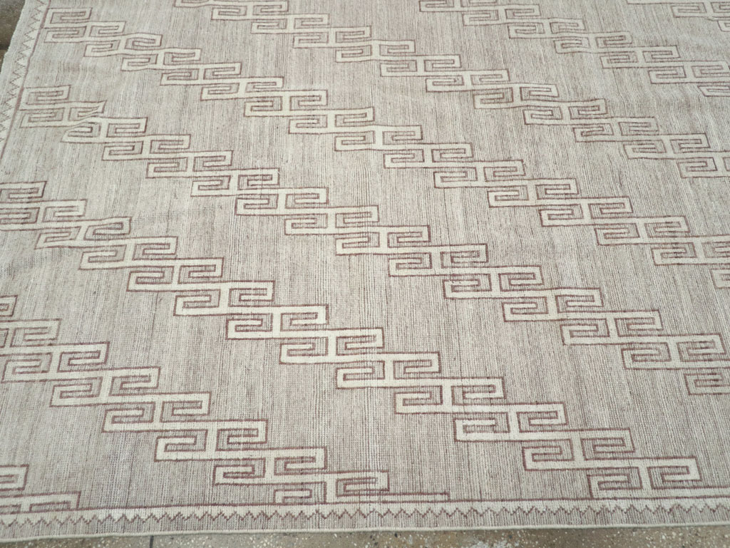 Contemporary East Turkestan Khotan Room Size Carpet, No.32193 - Galerie Shabab