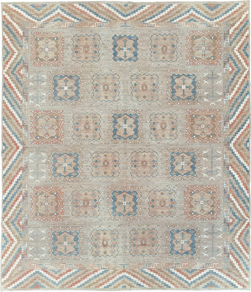 Modern East Turkestan Khotan Small Room Size Carpet, No.32205 - Galerie Shabab