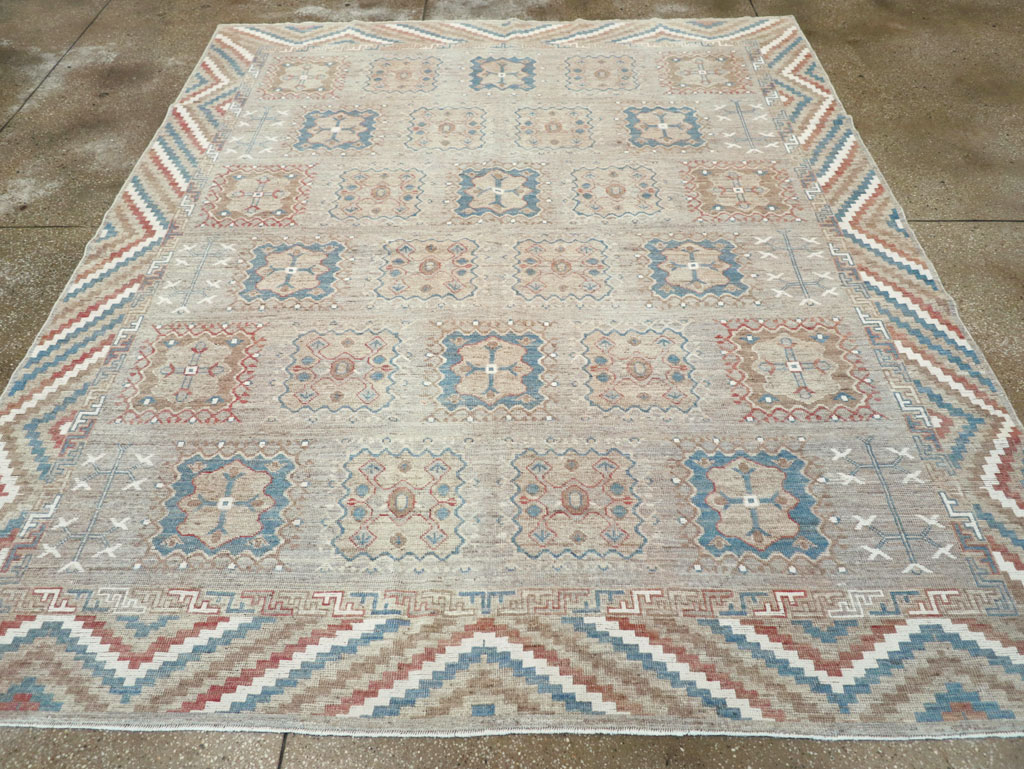 Modern East Turkestan Khotan Small Room Size Carpet, No.32205 - Galerie Shabab