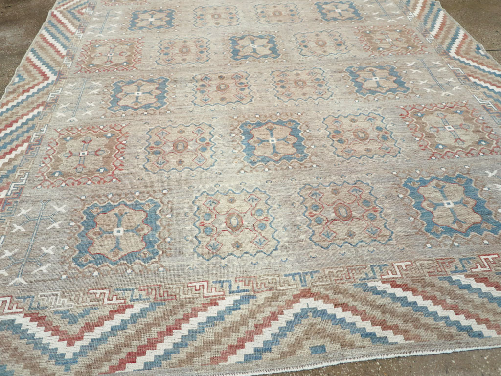 Modern East Turkestan Khotan Small Room Size Carpet, No.32205 - Galerie Shabab
