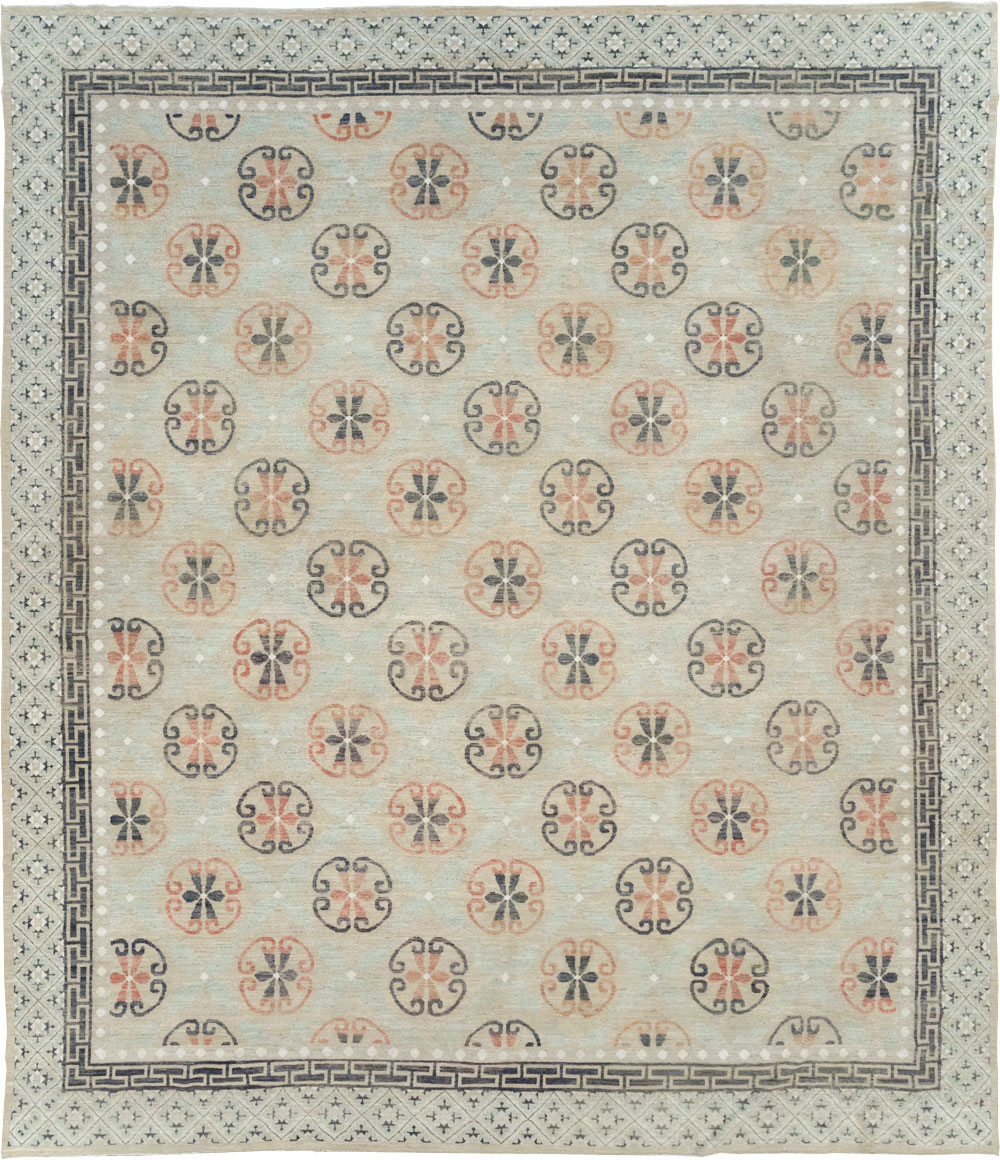 Modern East Turkestan Khotan Large Room Size Carpet, No.32206 - Galerie Shabab