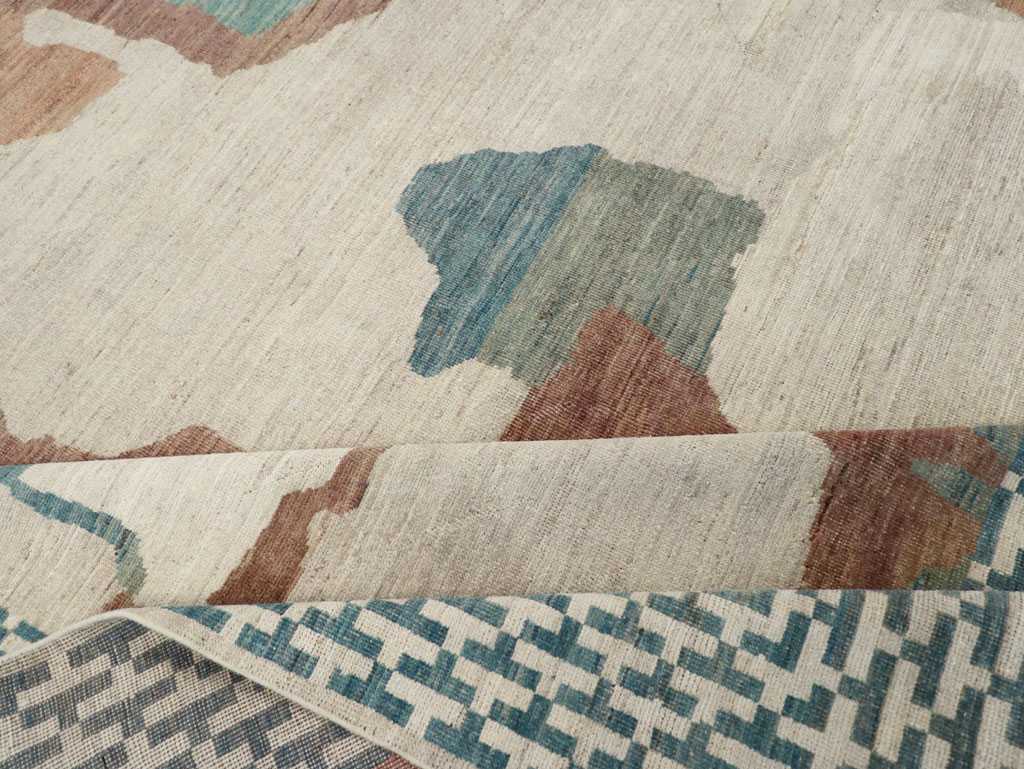 Modern East Turkestan Khotan Room Size Carpet, No.32208 - Galerie Shabab