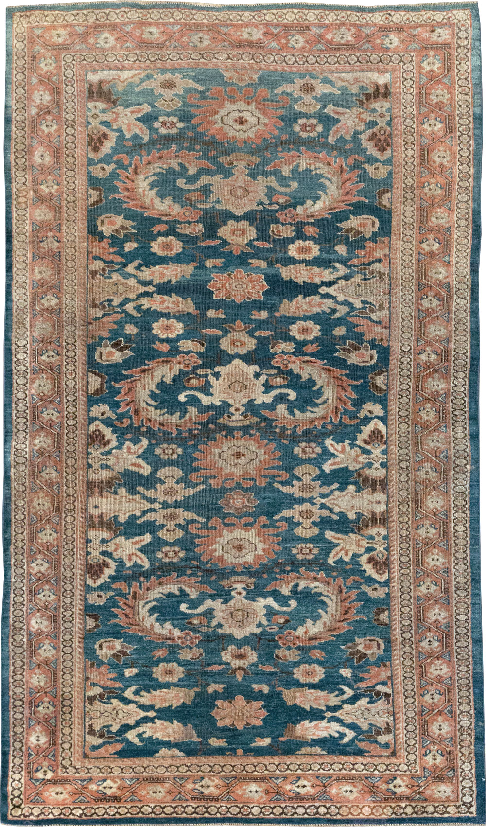 Antique Persian Sultanabad Accent Rug, No.32211 - Galerie Shabab