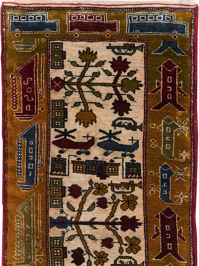 Vintage Afghan War Rug, No.32212 - Galerie Shabab