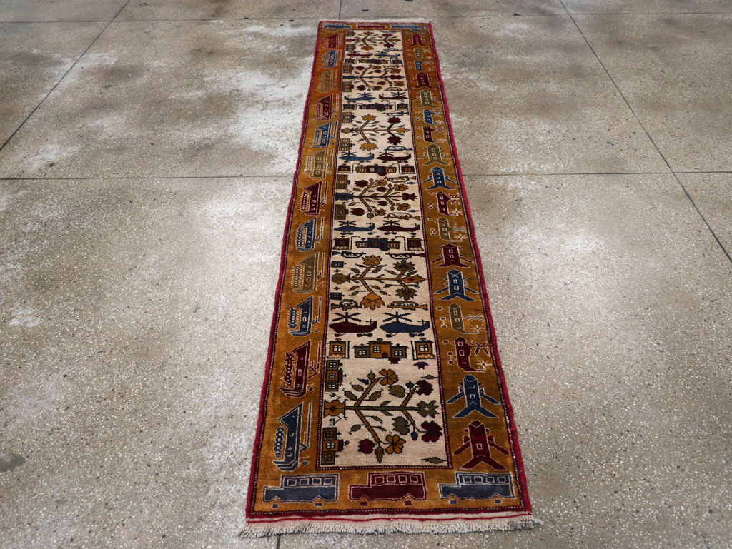 Vintage Afghan War Rug, No.32212 - Galerie Shabab
