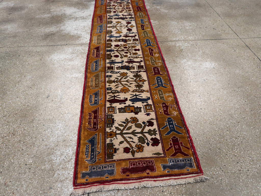 Vintage Afghan War Rug, No.32212 - Galerie Shabab