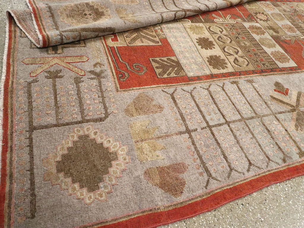 Antique East Turkestan Khotan Gallery Rug, No.32215 - Galerie Shabab