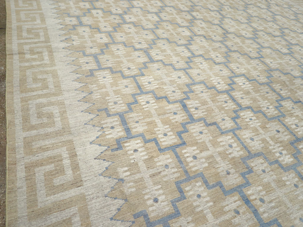 Modern East Turkestan Khotan Large Room Size Carpet, No.32217 - Galerie Shabab