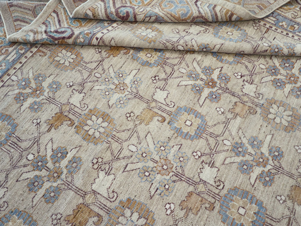 Modern East Turkestan Khotan Room Size Carpet, No.32218 - Galerie Shabab