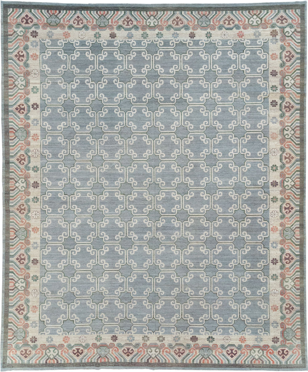 Modern East Turkestan Khotan Large Room Size Carpet, No.32219 - Galerie Shabab