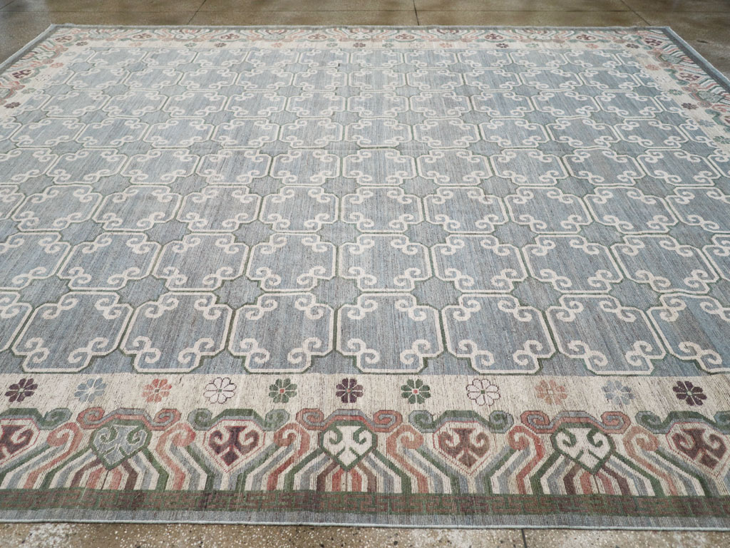 Modern East Turkestan Khotan Large Room Size Carpet, No.32219 - Galerie Shabab