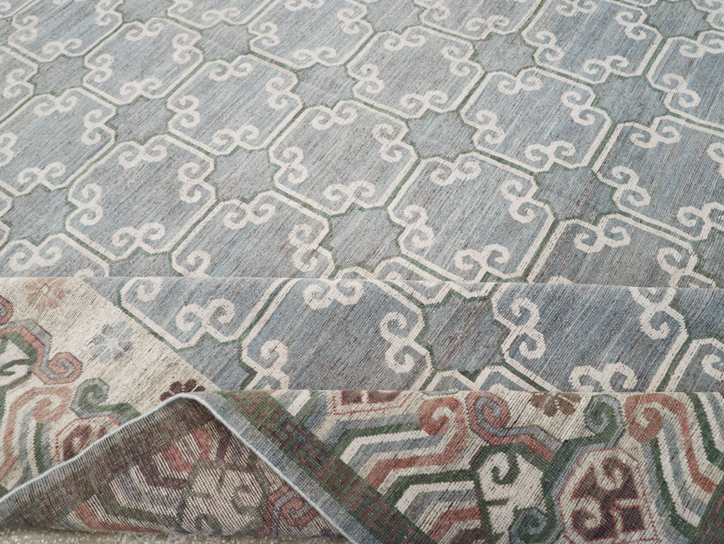 Modern East Turkestan Khotan Large Room Size Carpet, No.32219 - Galerie Shabab