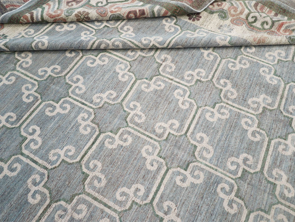 Modern East Turkestan Khotan Large Room Size Carpet, No.32219 - Galerie Shabab