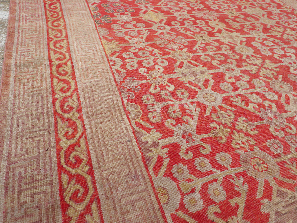 Antique East Turkestan Khotan Gallery Carpet, No.32227 - Galerie Shabab