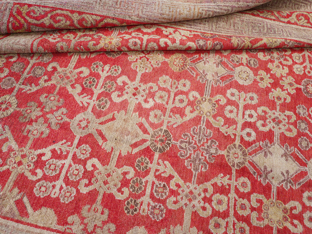 Antique East Turkestan Khotan Gallery Carpet, No.32227 - Galerie Shabab