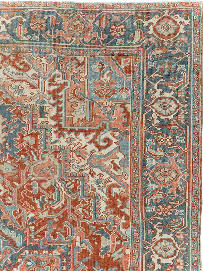 Antique Persian Heriz Room Size Carpet, No.32229 - Galerie Shabab