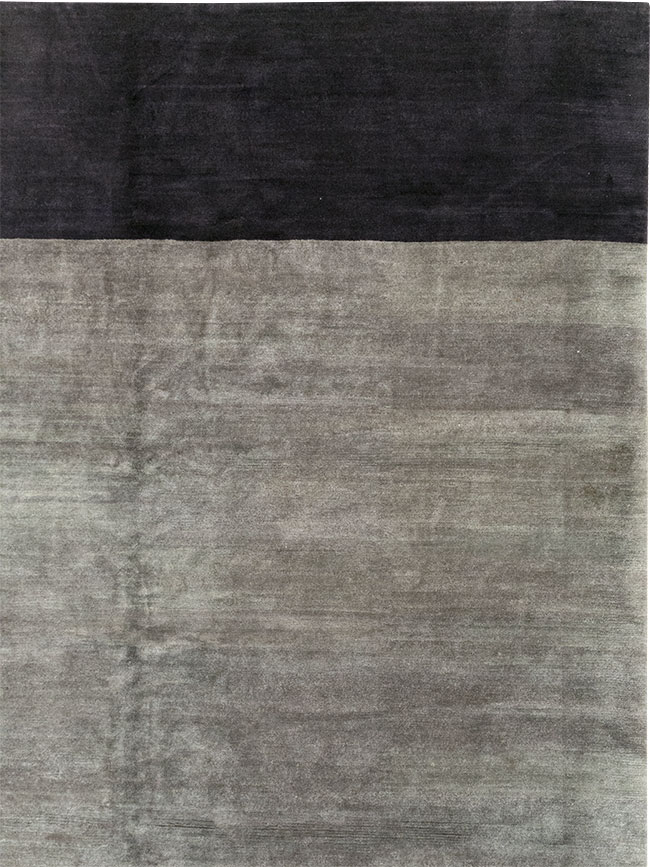 Modern Tibetan Art Deco Style Large Square Carpet, No.32241 - Galerie Shabab