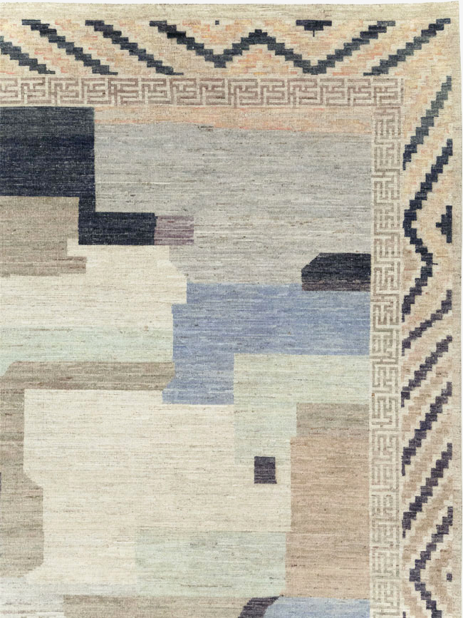 Modern East Turkestan Khotan Room Size Carpet, No.32246 - Galerie Shabab