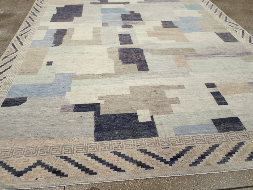 Modern East Turkestan Khotan Room Size Carpet, No.32246 - Galerie Shabab