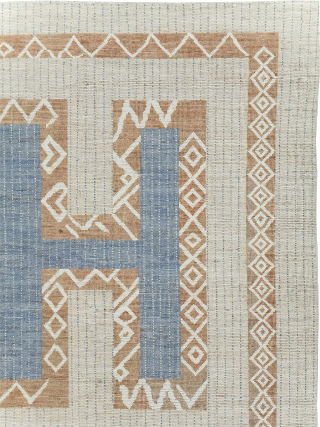 African Tuareg Inspired Modern East Turkestan Khotan Room Size Carpet, No.32248 - Galerie Shabab