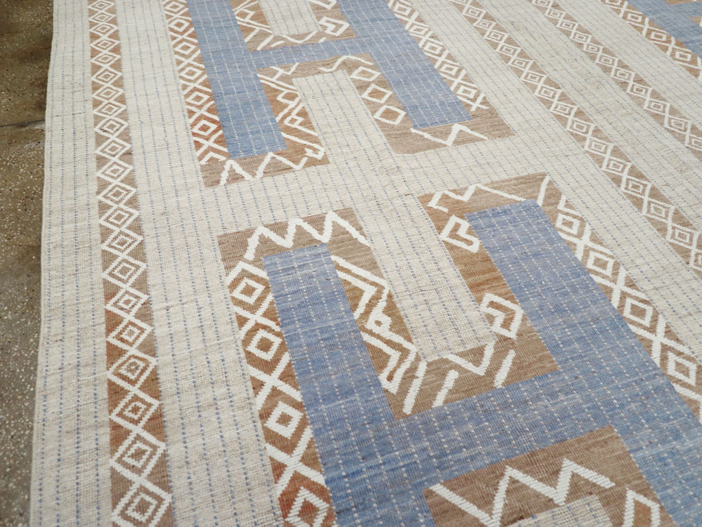 African Tuareg Inspired Modern East Turkestan Khotan Room Size Carpet, No.32248 - Galerie Shabab