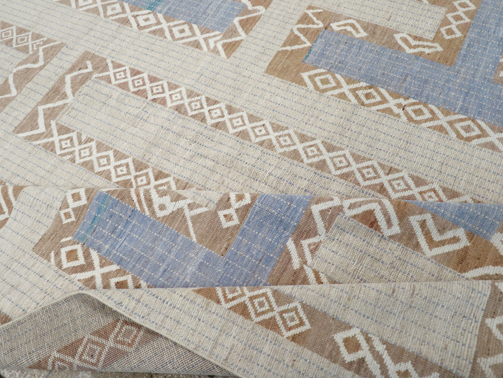 African Tuareg Inspired Modern East Turkestan Khotan Room Size Carpet, No.32248 - Galerie Shabab