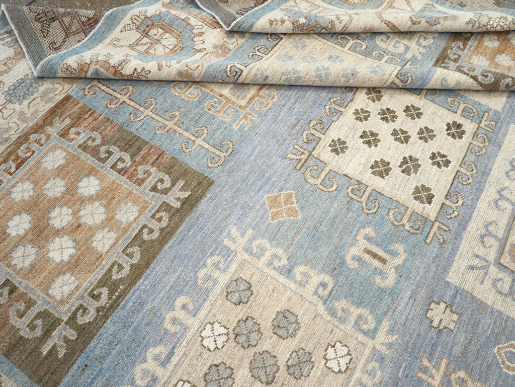 Modern East Turkestan Khotan Room Size Carpet, No.32249 - Galerie Shabab