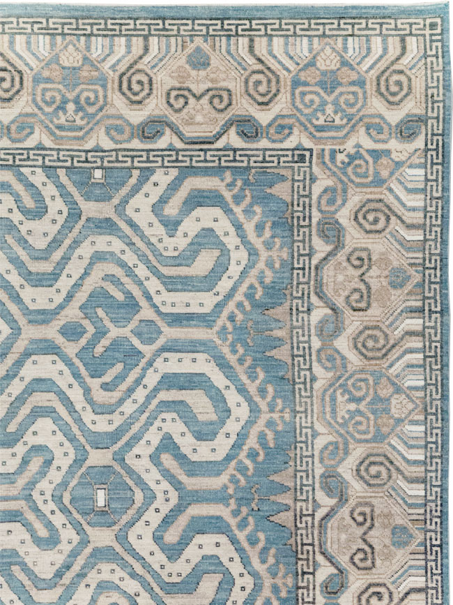 Modern East Turkestan Khotan Room Size Carpet, No.32251 - Galerie Shabab