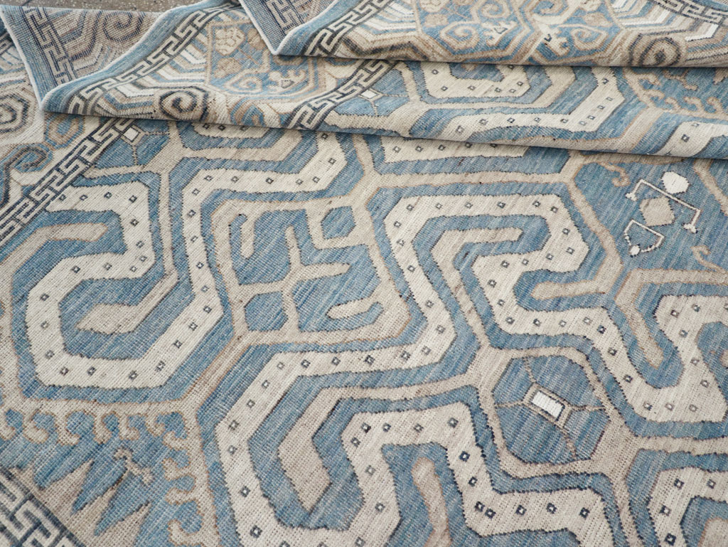 Modern East Turkestan Khotan Room Size Carpet, No.32251 - Galerie Shabab