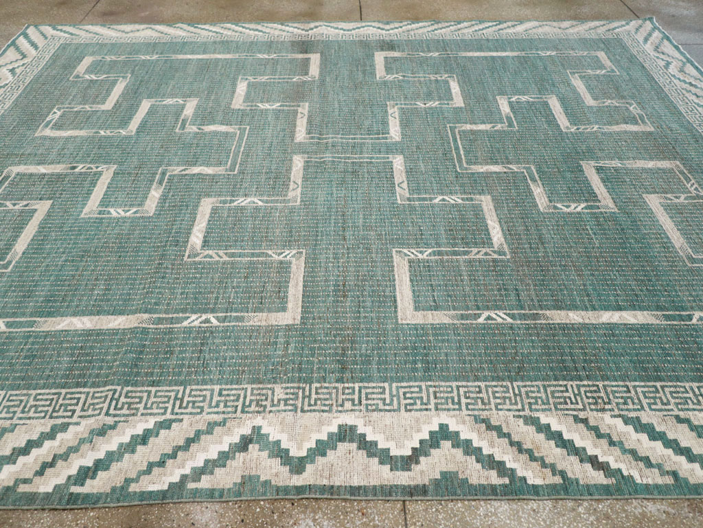 African Tuareg Inspired Modern East Turkestan Khotan Carpet, No.32252 - Galerie Shabab