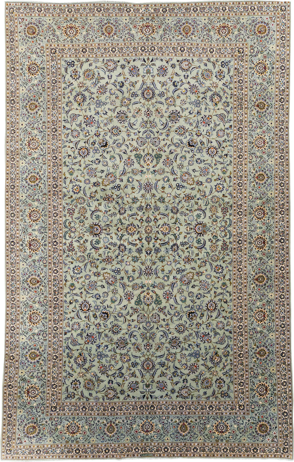Traditional Persian Kashan Large Carpet, No.32255 - Galerie Shabab