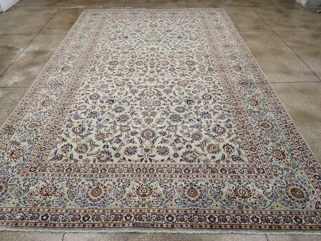 Traditional Persian Kashan Large Carpet, No.32255 - Galerie Shabab