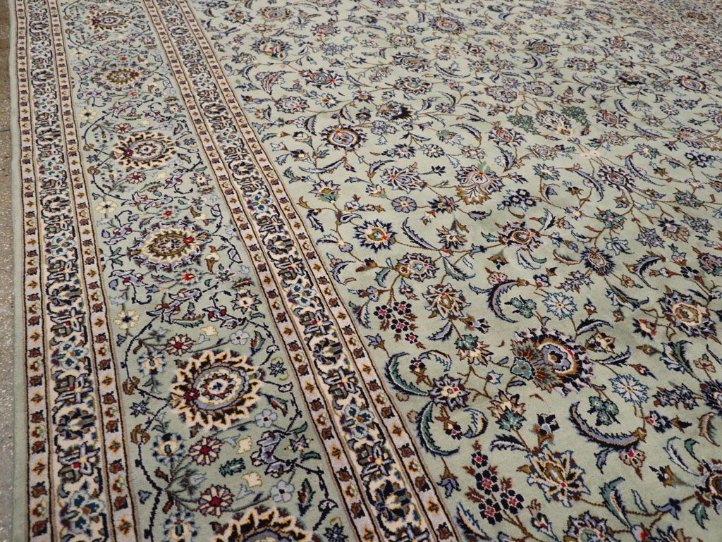 Traditional Persian Kashan Large Carpet, No.32255 - Galerie Shabab