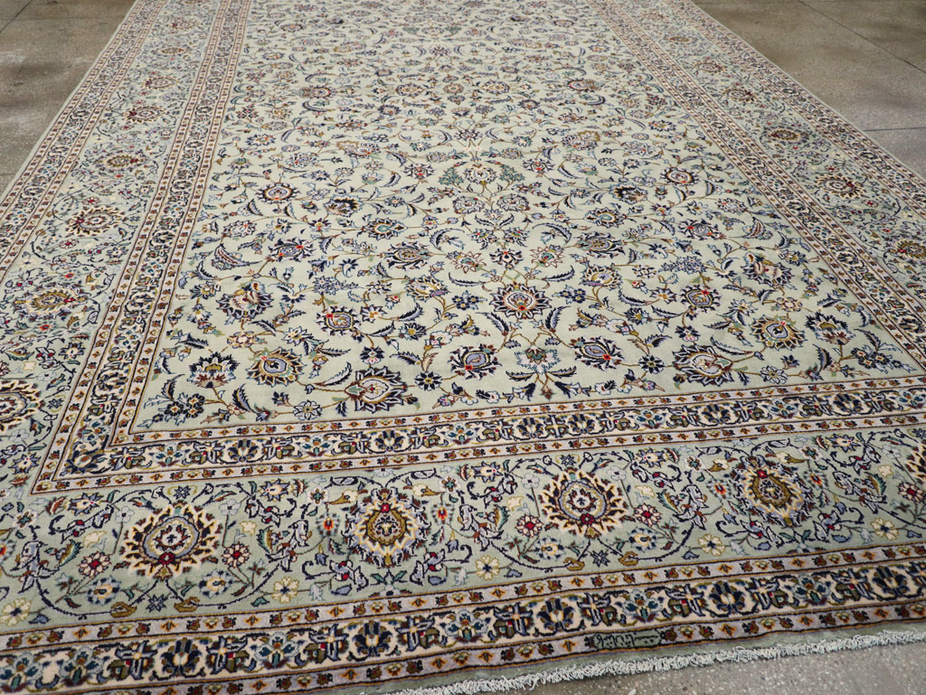 Traditional Persian Kashan Large Carpet, No.32255 - Galerie Shabab