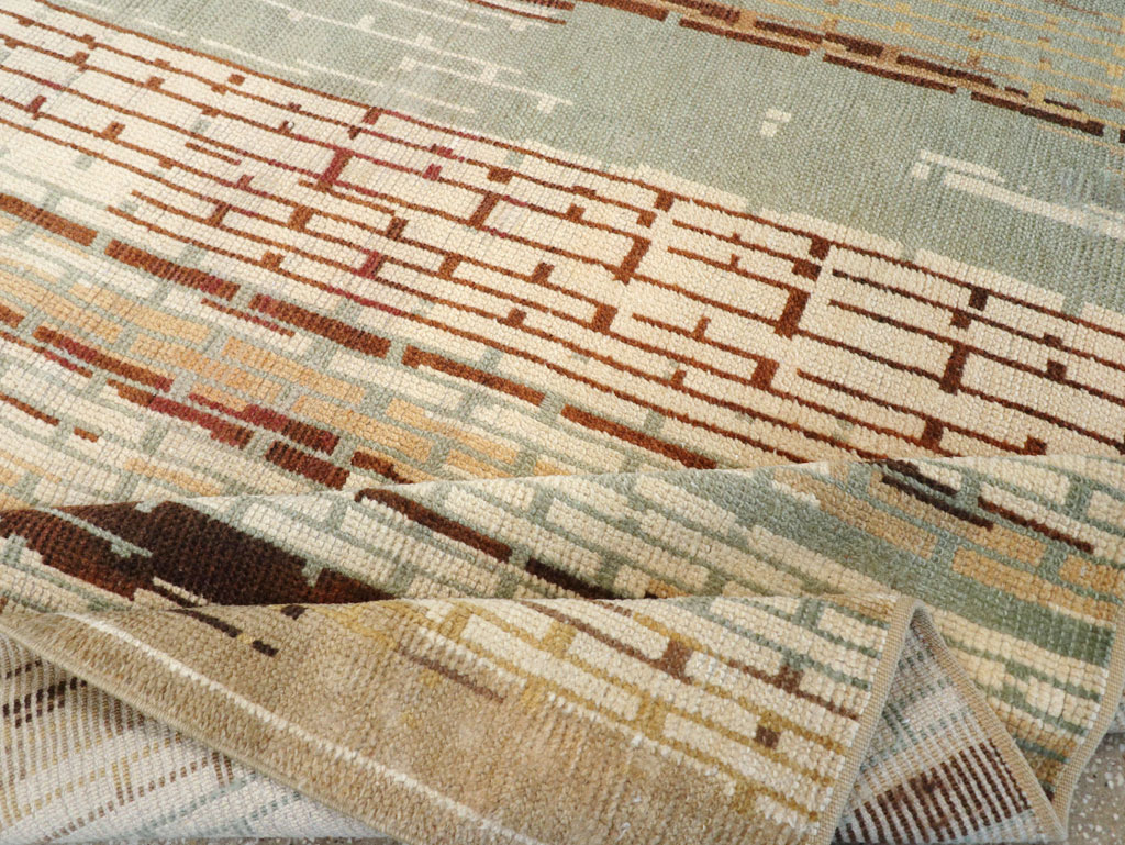 Vintage French Art Deco Small Room Size Carpet, No.32258 - Galerie Shabab