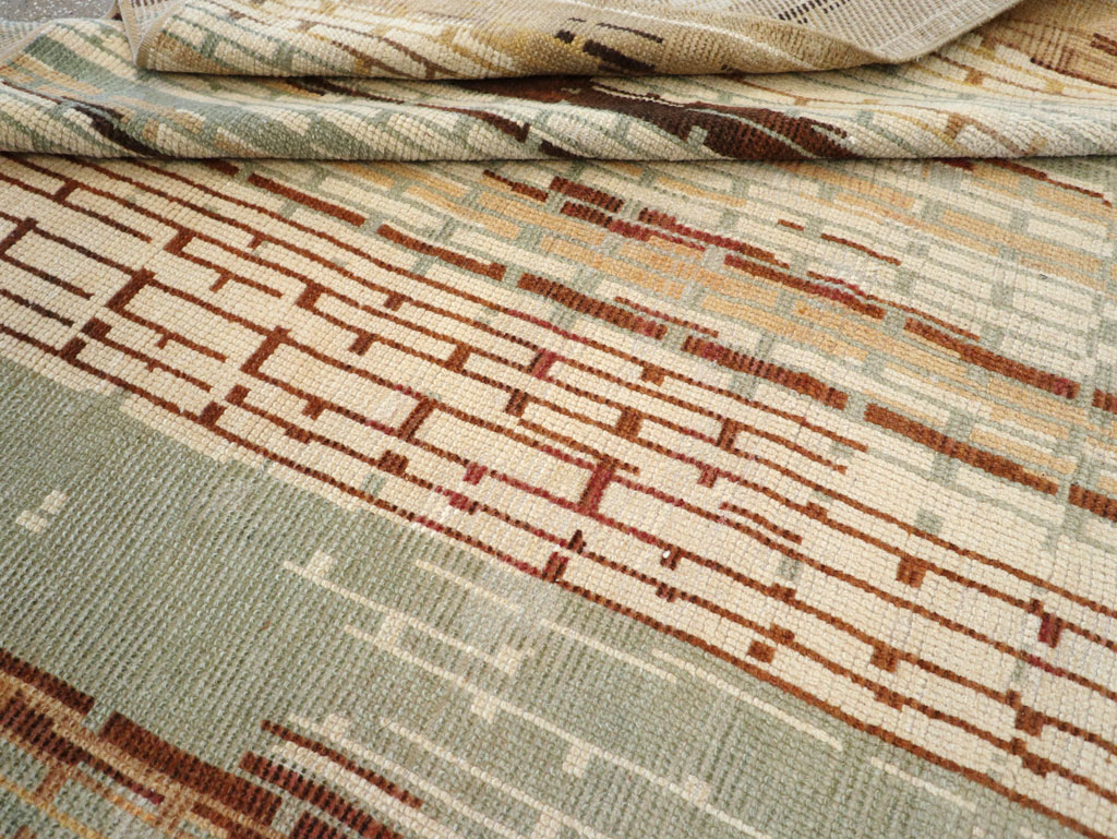 Vintage French Art Deco Small Room Size Carpet, No.32258 - Galerie Shabab