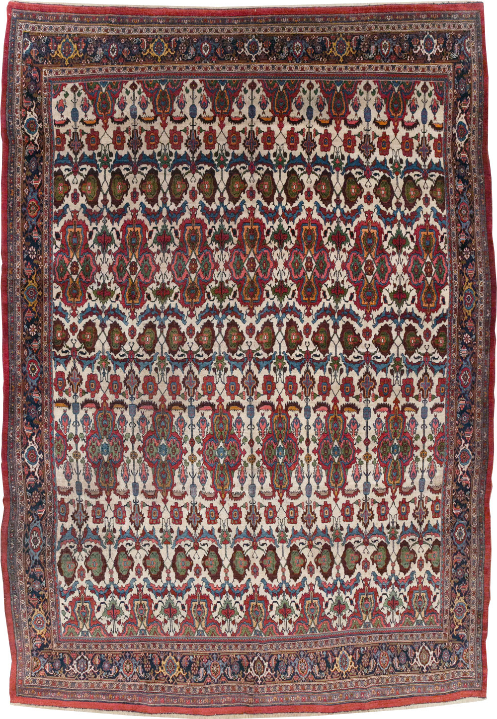 Antique Persian Bidjar Room Size Carpet, No.32260 - Galerie Shabab