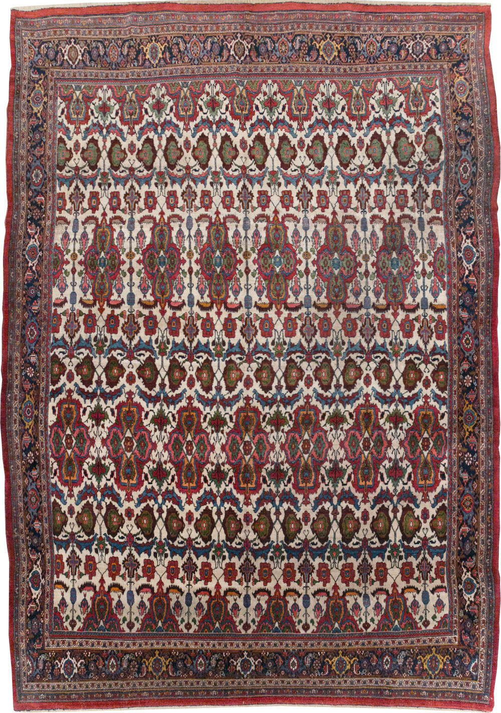 Antique Persian Bidjar Room Size Carpet, No.32260 - Galerie Shabab