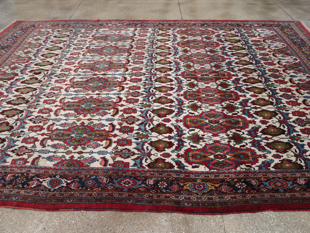 Antique Persian Bidjar Room Size Carpet, No.32260 - Galerie Shabab