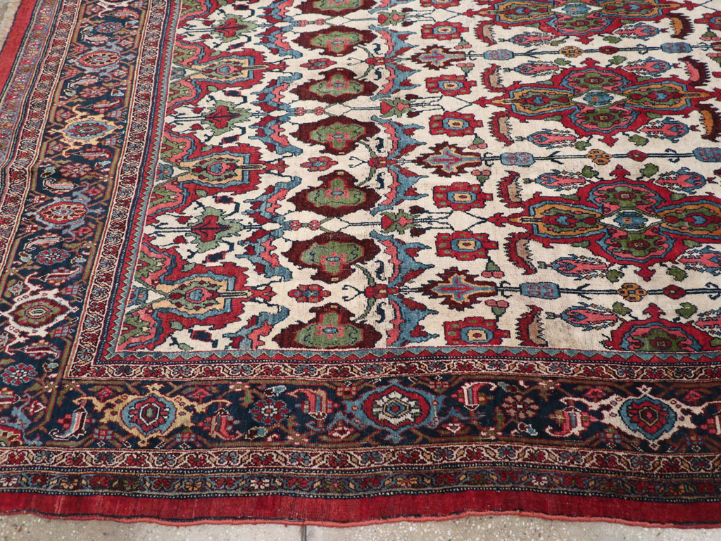 Antique Persian Bidjar Room Size Carpet, No.32260 - Galerie Shabab