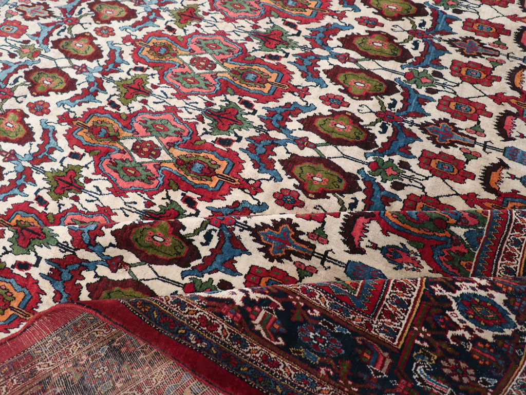 Antique Persian Bidjar Room Size Carpet, No.32260 - Galerie Shabab