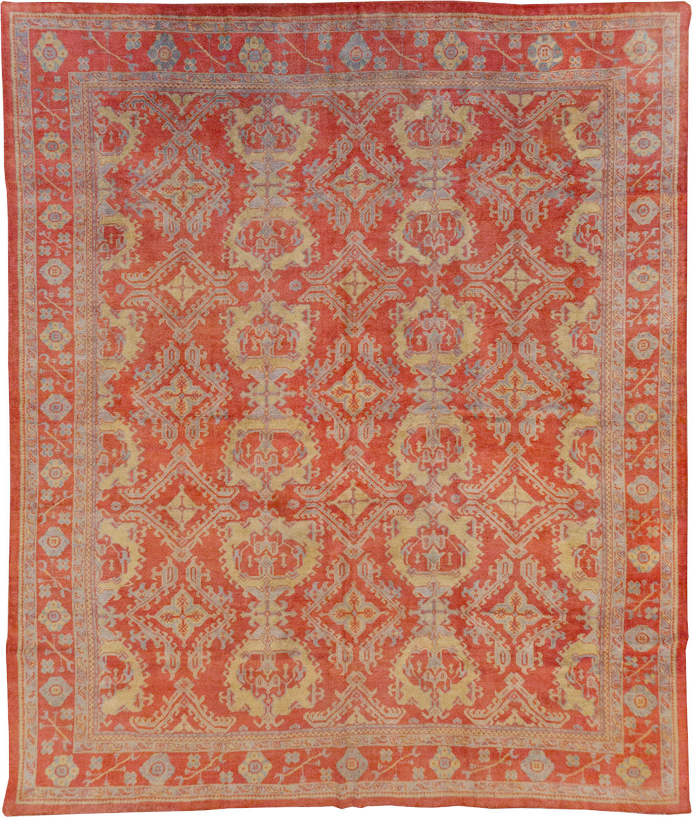 Antique Turkish Oushak Carpet, No.32262 - Galerie Shabab