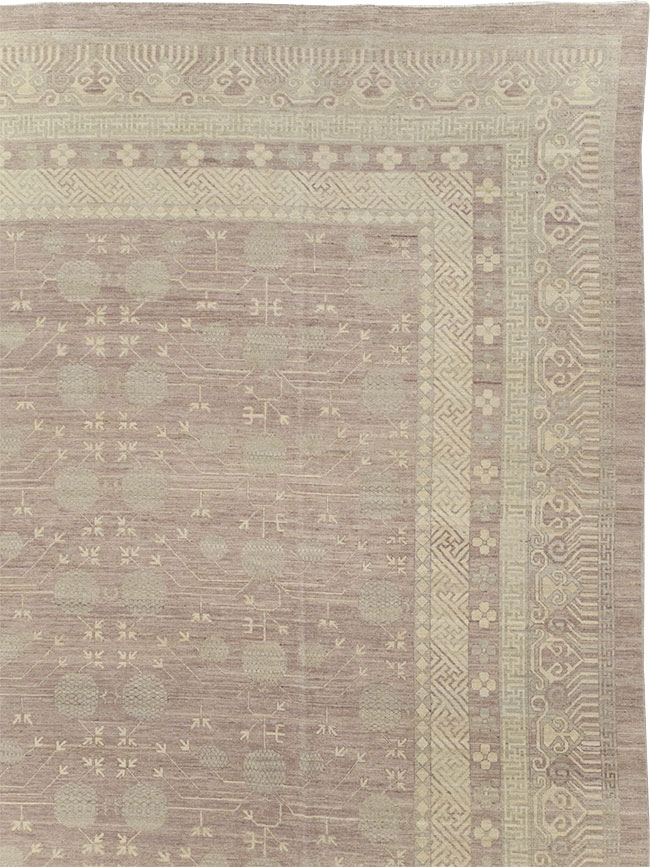 Modern East Turkestan Khotan Oversize Carpet, No.32266 - Galerie Shabab