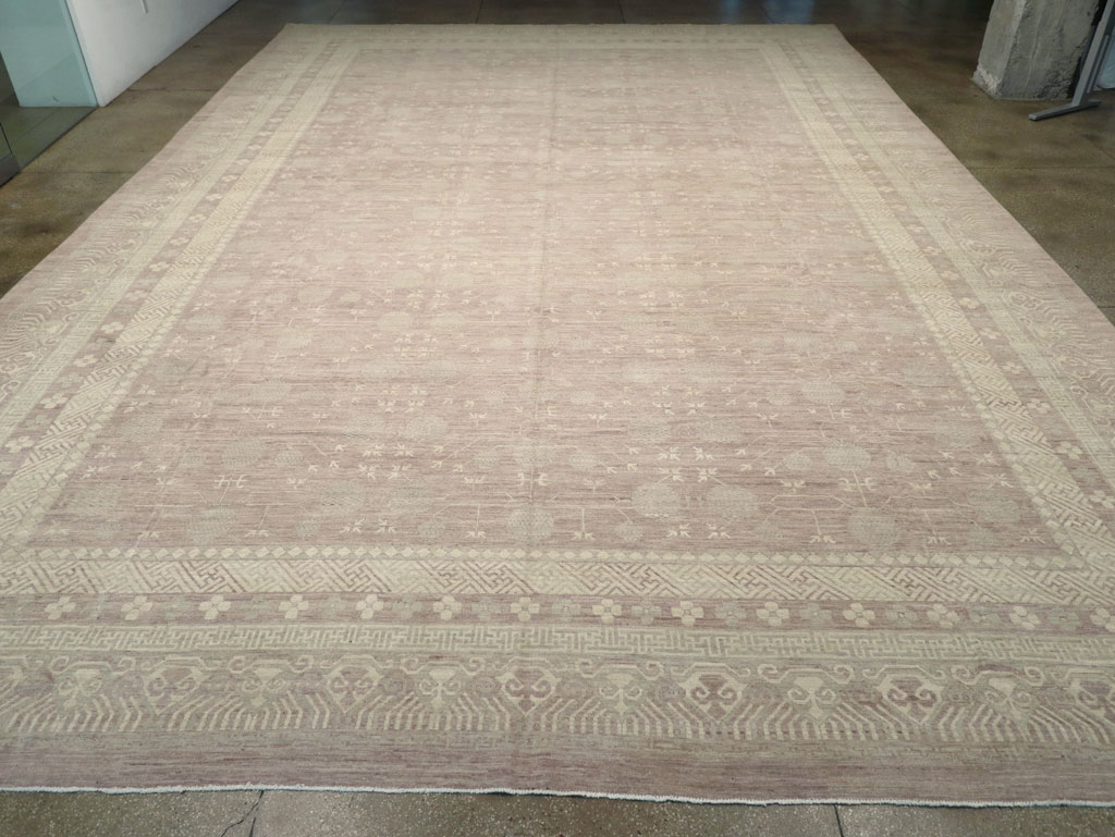 Modern East Turkestan Khotan Oversize Carpet, No.32266 - Galerie Shabab