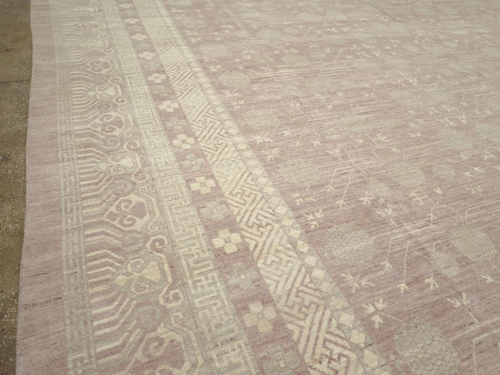 Modern East Turkestan Khotan Oversize Carpet, No.32266 - Galerie Shabab