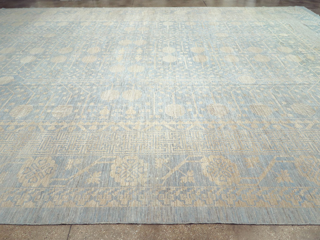 Modern East Turkestan Khotan Oversize Carpet, No.32267 - Galerie Shabab